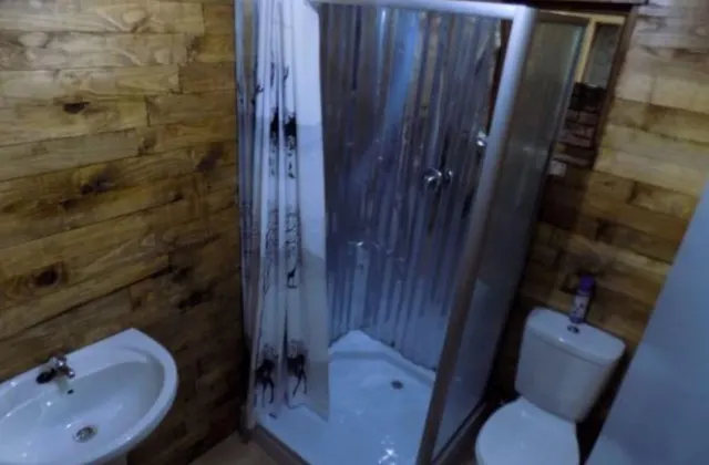 Amaroks Self Catering Units, wooden units.