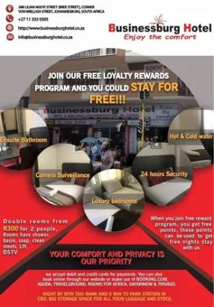 Businessburg Hotel – exterior or main view, Johannesburg
