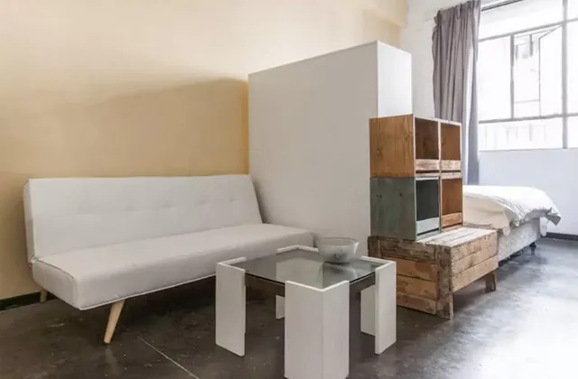 Industrial-Style Studio Apartment