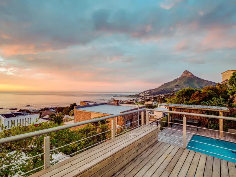 Camps Bay Holiday Villa with Sunset Views  Sunset Views