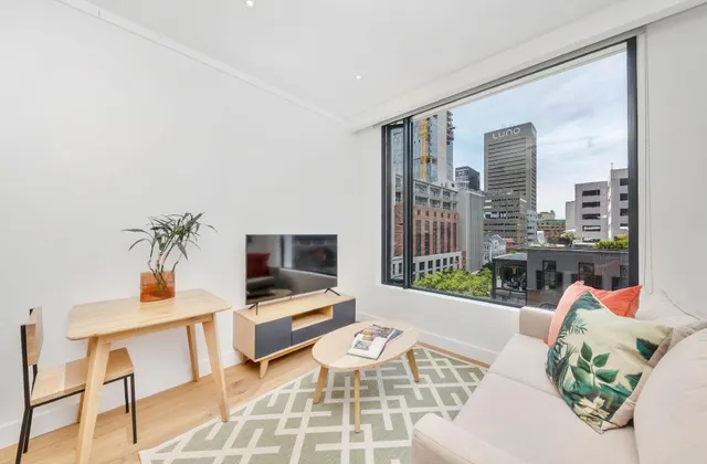 Studio with city views