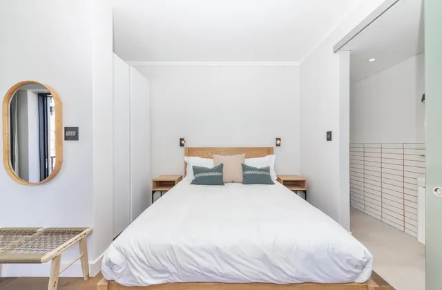 Studio with large balcony