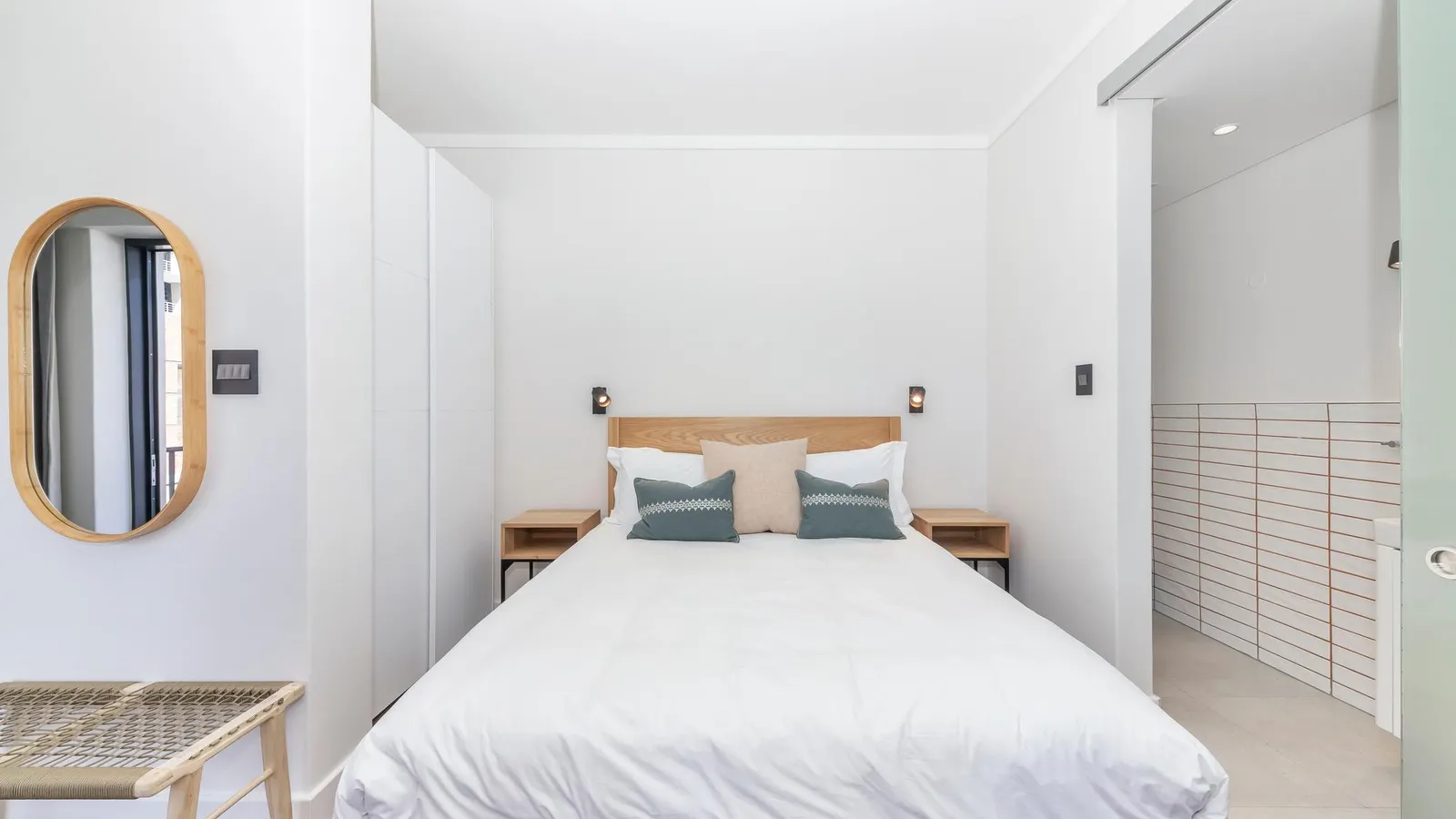 Studio with large balcony